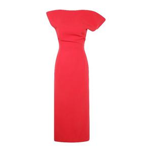 마그다부트림 원숄더 미디 원피스 258925 RED