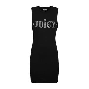 쥬시꾸뛰르 로고 슬리브리스 크루넥 바디콘 원피스 VEJB70317WJ