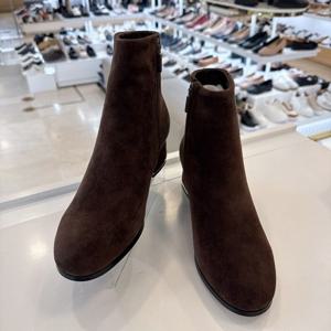 [무크]여성 베이직 스웨이드 앵클부츠 422605 IM 브라운