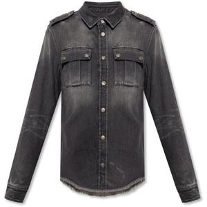 발망 데님 셔츠 WH1HC030DB920PC BLACK