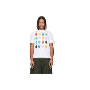 BAPE 티셔츠 화이트 어 베이딩 에이프 32주년 티셔츠 252546M213007