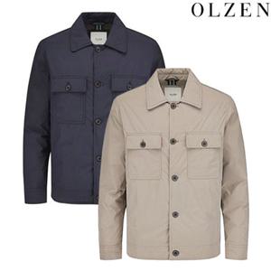 [올젠] 남성 안퀼팅 카라형 경량 패딩 점퍼(ZBF4JP1202)