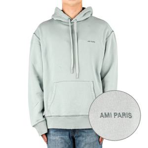 [아미] (USW216 JE0052 468) 남녀공용 페이드 아웃 후드 맨투맨