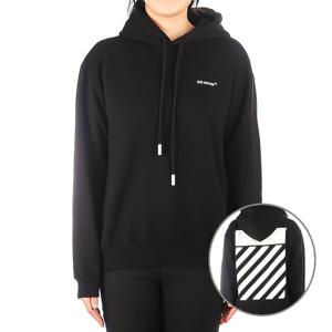 [오프화이트] (OWBB032C99JER001 1001) 여성 디아그 후드 맨투맨