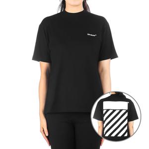 [오프화이트] (OWAA049C99JER001 1001) 여성 디아그 반팔 티셔츠