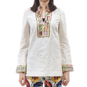 [토리버치] (39816 104) 여성 린넨 블라우스