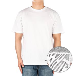 [오프화이트] (OMAA027S23JER012 0110) 남성 SCRIBBLE DIAG 반팔 티셔츠