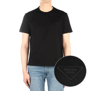 [프라다] (UJN712 1YDP F0002) 남성 로고 반팔 티셔츠