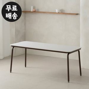 르제 세라믹 6인 식탁 테이블 카페 탁자 1800 브라운