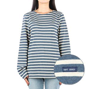 [세인트제임스] (6870 EI) 남녀공용 메르디앙 모던 긴팔 티셔츠