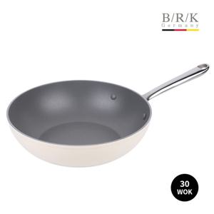 [BRK] 에볼루션 풀 인덕션 WOK/궁중팬 30cm (밀크)