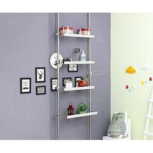 욕실코너선반 AL바 욕실 정리 선반 600 4단 코너 다이 다용도