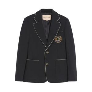 발렌티노 가라바니 수트 자켓 VCEG76AWB 0NO BLACK