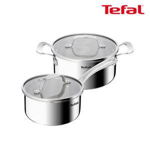 테팔 인덕션 SS 퍼펙트 레지스트 냄비 2종(편수16+양수20)