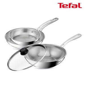 테팔 인덕션 SS 퍼펙트 레지스트 4종(팬20+28+웍28+유리뚜껑28)