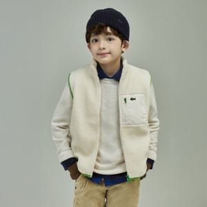 [라코스테공식] 남아 플리스 컬러티핑 베스트 BJ2628-54N R1T