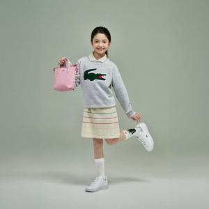 [라코스테공식] 여아 컬러 스트라이프 원피스 EJ8422-55G R1T