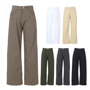 봄가을 컴포트 코튼 면바지 와이드핏 남성 치노팬츠 DPFMSL39