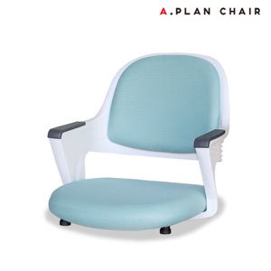 [에이플랜체어]D3 라운딩 화이트 좌식의자(DEW303)