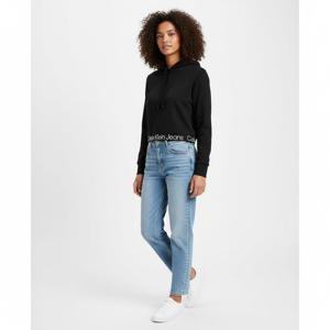 캘빈클라인 블랙 로고 밴딩 후드 스웨트셔츠 J20J221413 BEH