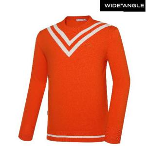 [와이드앵글]WG 프레피 라운드 스웨터 WMU23K72O4