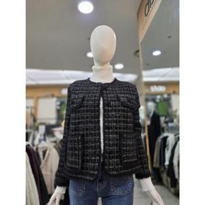 ab.f.z 세이브존05 수술 펄 체크 니트 쟈켓 lfz4ny40