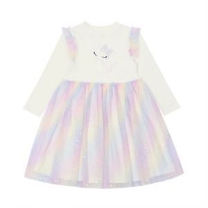 [프렌치캣(백)]아이보리 무지개샤 O/P(Q55DSO090)