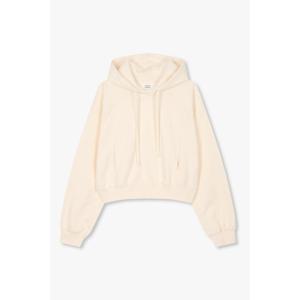 [스튜디오톰보이] 절개 크롭 후드티셔츠 크림 9105322112