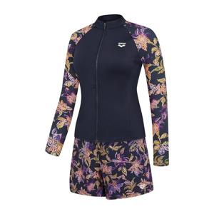 아레나]플로라 레귤러핏 집업 래쉬가드 세트A6BL1PS04NVY-MN