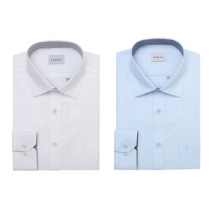 [예작(셔츠)]예작 신상 긴팔 면혼방 솔리드 일반핏셔츠(YJESBR110WH/BL)