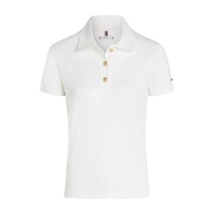 타미힐피거 폴로 티셔츠 WW45768YA8 IVORYSILK DOM