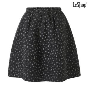 [르샵]플라워 허리 밴딩 미니 스커트 (DP4WH016A)