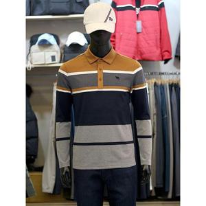 팜스프링스 세이브존03 팜스프링스 남성 골프 겨울 배색 포인트 카라 티셔츠 AGSTSM244152A