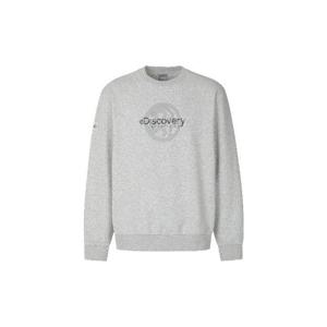 디스커버리긴팔티 AQS DXMT51056-MGS 아웃도어 전판 그래픽 기모 맨투맨