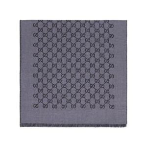 구찌 GG 자카드 울 스카프 391246 4G2001160 Anthracite