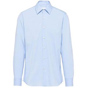 프라다 긴팔 셔츠 UCM608SOOO 10HT 0012 BLUE