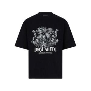 디스퀘어드2 반팔 티셔츠 S74GD1545D20106 900 Black