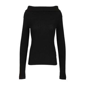 리사 양 오프숄더 리브 넥라인 슬림 탑 2026009 OR