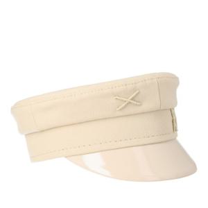 루슬란바진스키 플랫 탑 숏 브림 코튼 햇 KPC0361PS26 CBEIGE