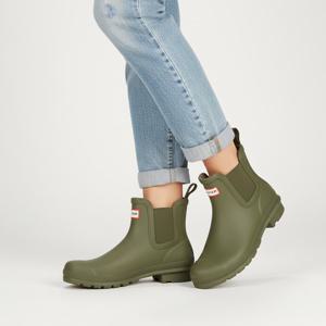 헌터 우먼스 오리지널 첼시 레인부츠 WFS2078RMA-OVL