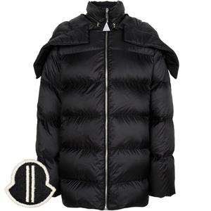 몽클레어X릭오웬스 블랙 사이클로픽 구스 다운 집업 자켓 CYCLOPIC 1C00004 M4426 999