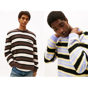 타미진 남여공용 코시 스트라이프 스웨터 (T32G0KTO02TMT1)