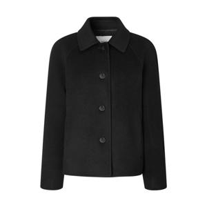 헤지스 여성 25FW 시즌오프캐시미어 블렌디드 발마칸 핸드메이드 숏코트 블랙 HSCO5D903BK