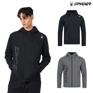 [스파이더] 남성 기모 본딩 후드 집업 SPKWCNFT207M