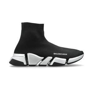 26 SS 발렌시아가 스피드 2 0 로고 디테일 스니커즈 블랙 617196W2DD8