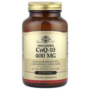 해외직구 Solgar 솔가 메가소브 코큐텐 400mg 소프트젤 60정 CoQ10