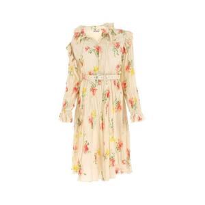 26 SS 발렌시아가 빈티지 플라워 오프숄더 드레스 660121TJL76