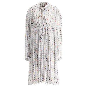 26 SS 발렌시아가 그래픽 프린트 오버사이즈 미디 드레스 화이트 680795TLL11