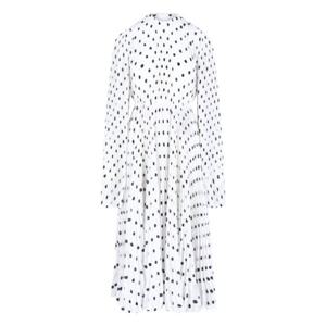 26 SS 발렌시아가 폴카 도트 프린트 플리츠 드레스 725088TNLD9