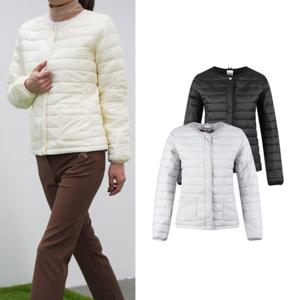 럭스골프 여성 덕다운 웰론 경량 패딩 점퍼 MS3WB709